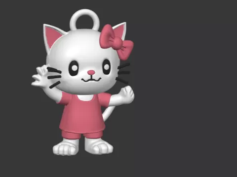 Hello Kitty keychain or character