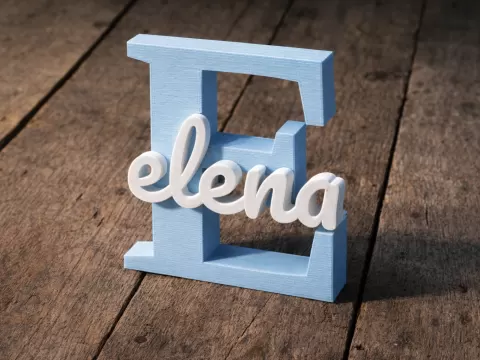 Wall Art Name Elena
