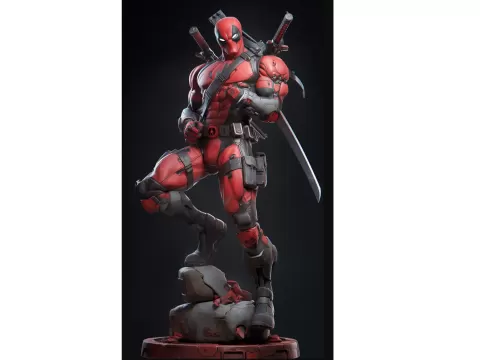 Deadpool Comic Bookby 3D-Druck Graz