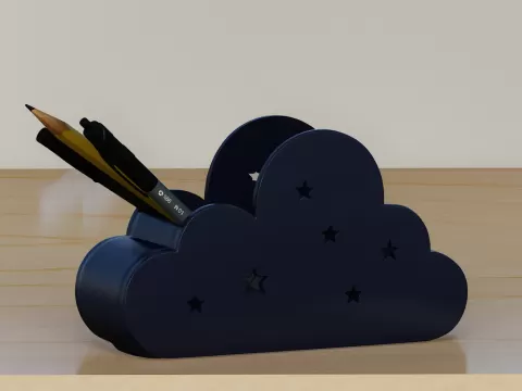 Star Cloud Pencil Holderby ALIX3D