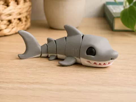 🦈 Tiburón Flexi Articulado