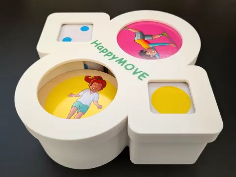 Box for the children's game Happy Move