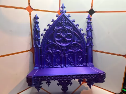 Gothic Cathedral Wall Shelf