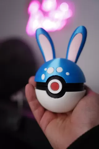 Azumarill Pokeball - Multipart