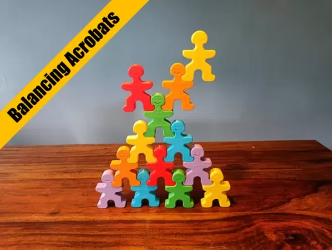 Balancing Acrobats - Kids Skill Game