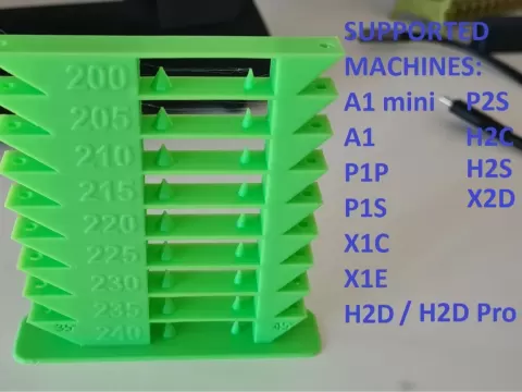 BambuLab A1 / P1 / X1 / P2 / X2 / H2 Temp towers