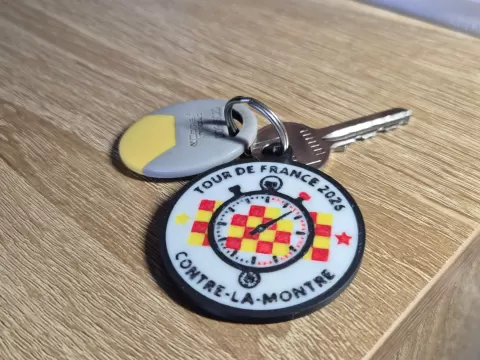 keychain Tour de france 2026 contre la montre