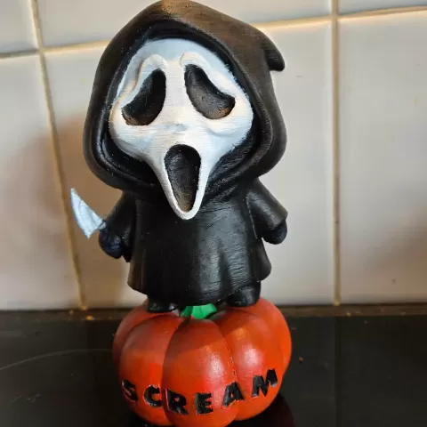 The Tiny Terror: Ghostface Chibi & Scream Pumpkin