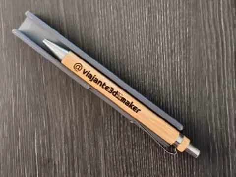 Posicionador boligrafos para grabado laser