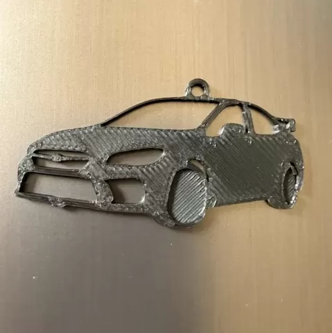 Subaru WRX Keychainby PrinterFanatic3d