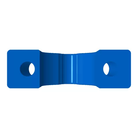 Free 3D Printer Parts STL Download - Ender 6 - Hot End Strain Relief (no longer screws needed) bby MakerPlumber