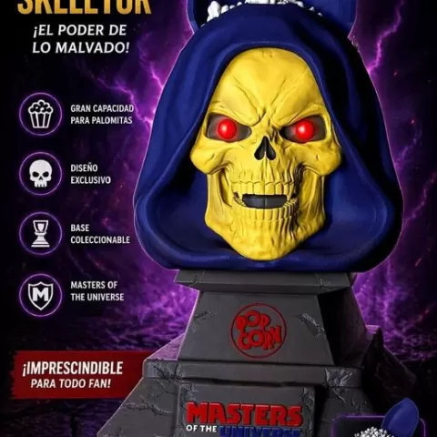 POP CORN POCHOCLERA MASTER OF THE UNIVERS HE MAN ORKO MAN AT ARMS SKELETOR HORDAK
