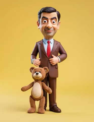 MR BEAN CARTOON FUNNY FIGURE