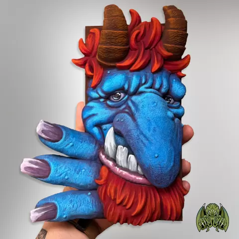 Troll Booknook [FDM/ Resin BOOK NOOK] by Booknook of Madness