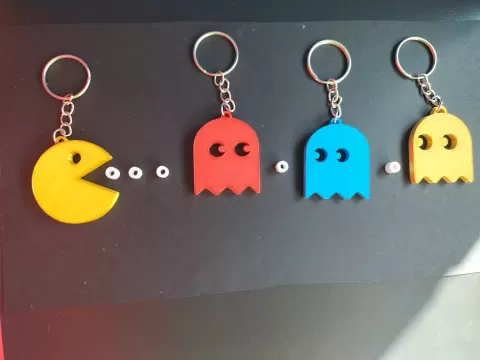 PACMAN KEYCHAIN