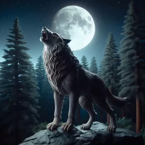 Wolf hueforge