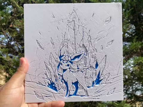Masterpiece glaceon retrato