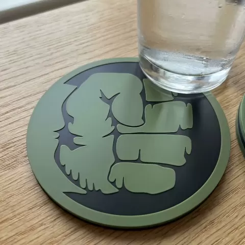 Hulk Inspired Coaster