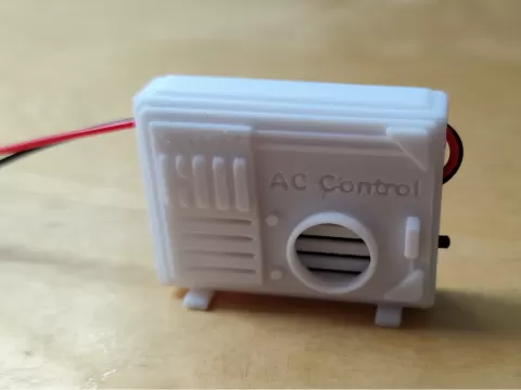 Miniatur-Klimaanlage als Batteriefach
