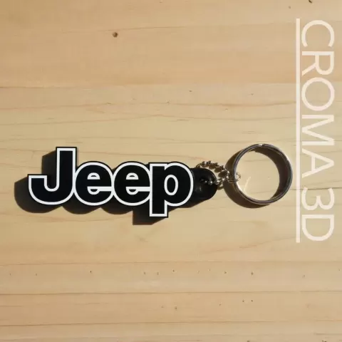 Jeep keychain - multicolor
