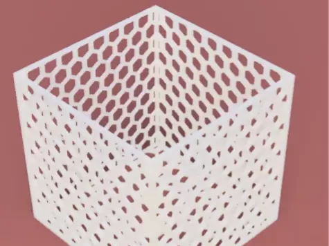 Honeycomb basket