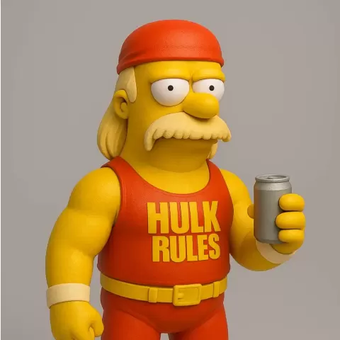 Hulk Hogan – Simpsons Style Figure