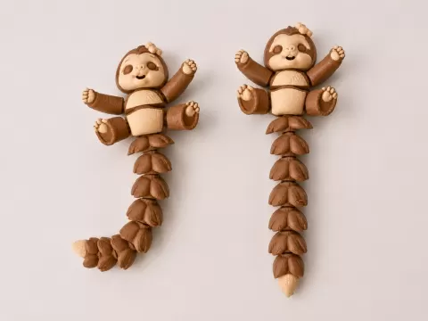 Cute Flexi Sloth Articulated