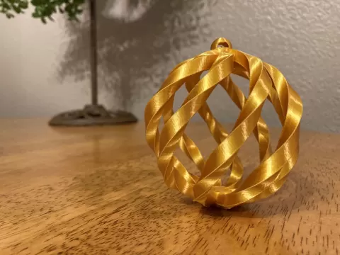 Spiral Christmas Ornament