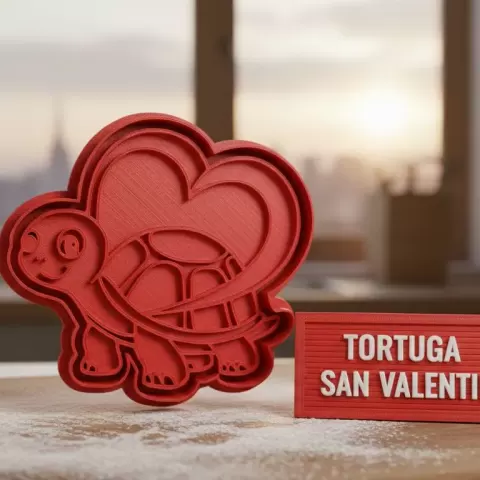 tortuga cookie cutter san valentin