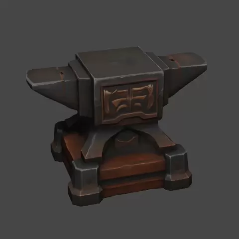 Ancient Anvil Artifact D&D tabletop miniature