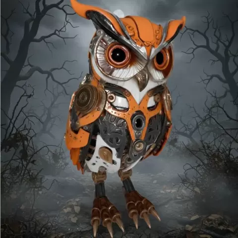 METALLIC OWLby Komanche