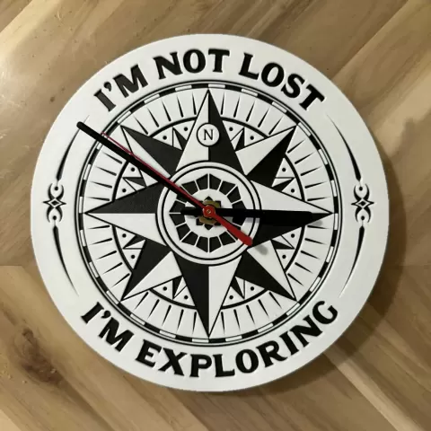 Nautical Clock Hueforge Art