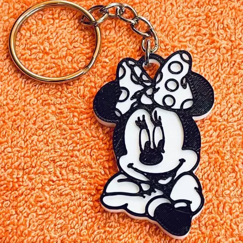 Keychain Minnie Coqueta