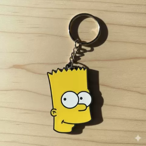 Bart Simpsons Keychain