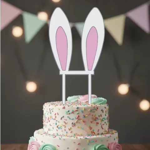 Cake Topper Rabbit Ears/Orejas de conejo