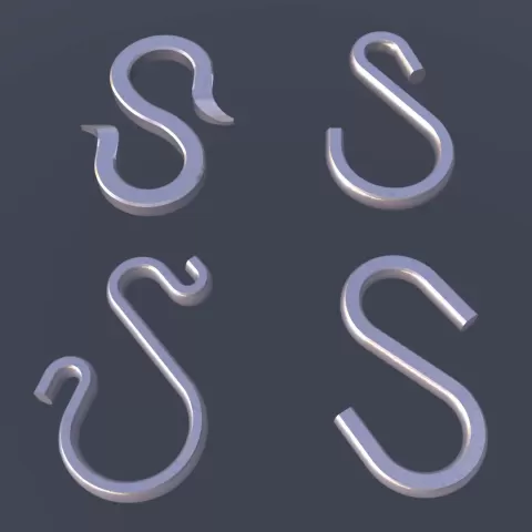 S Hooks - For hanging things! - Baskets, Plants, Decorations
