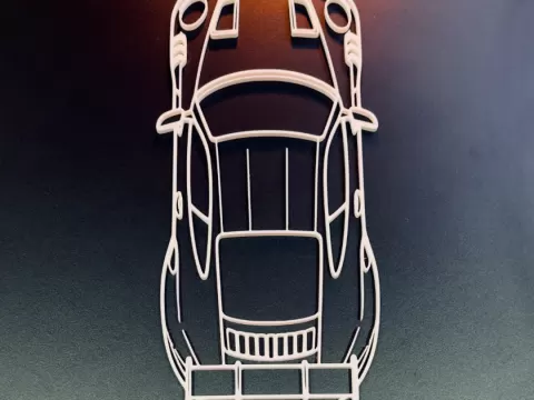Porsche GT3 RS Silhouette