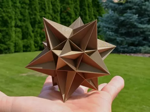 Great icosahedron - the star