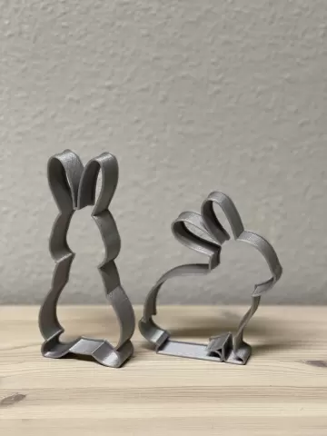 Easter bunny cookie cutter