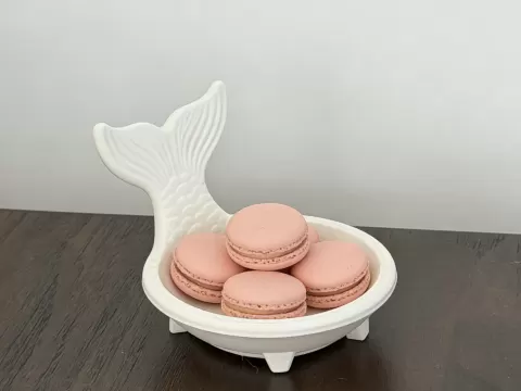 鱼尾盘子