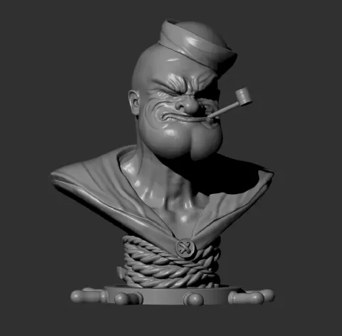 Popeye Bust