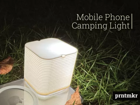Mobile Phone Camping Light - Simple but clever