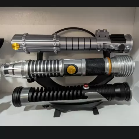 3 hilt lightsaber display