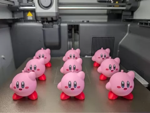 Kirby Keychain Multicolor