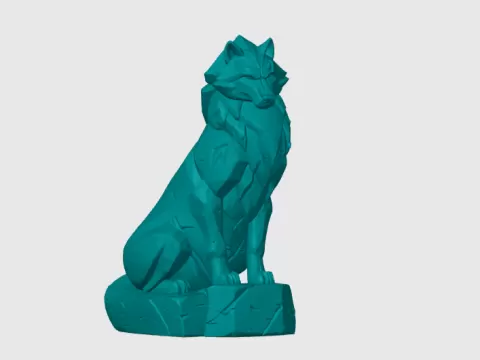 Guardian Wolfby shivam 3D