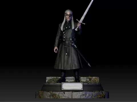 Aemond Targaryen STL House of the Dragon 3D Print Figureby Zyrax Studio