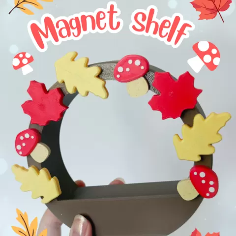 Autumn Magnet shelf by Layersingreen