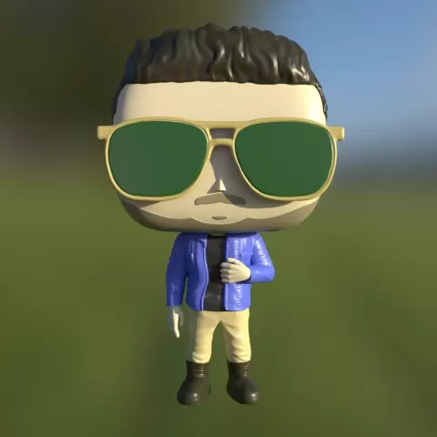 Funko Hombre con camperaby Axos3D