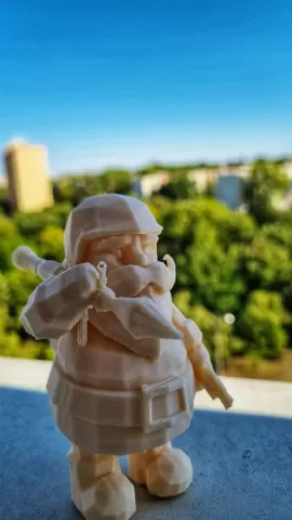 Santa Claus soldier with RPGby t!D0