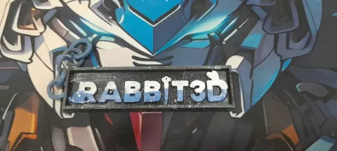 Rabbit3D Logo ChainKey